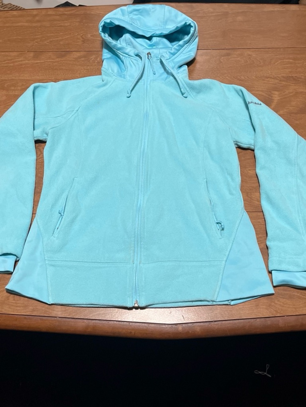 Columbia Women's Aqua Hooded Fleece Jacket